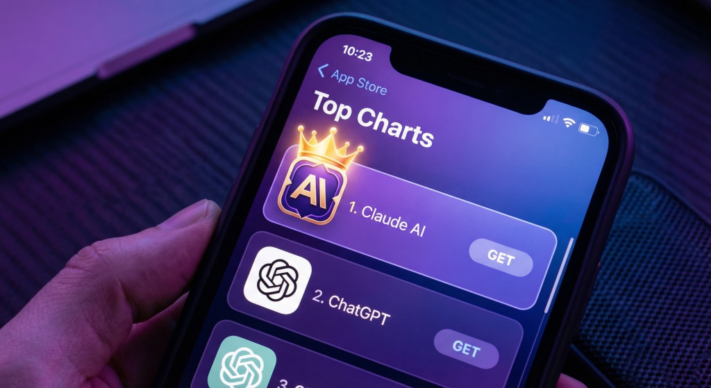 Dario Amodei acaba de humillar a Sam Altman frente al Pentágono — y el App Store lo celebró 4 Claude App número 1 en App Store destronando a ChatGPT