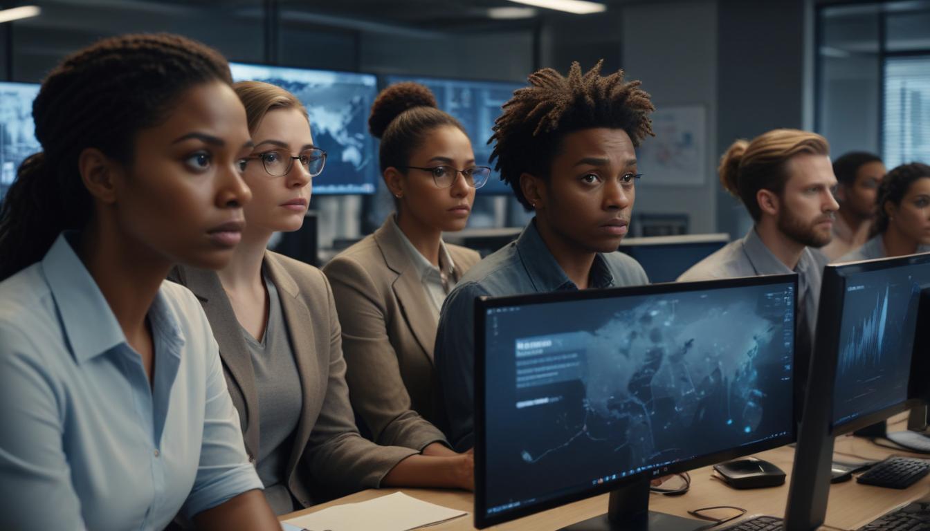 Empleados tech preocupados