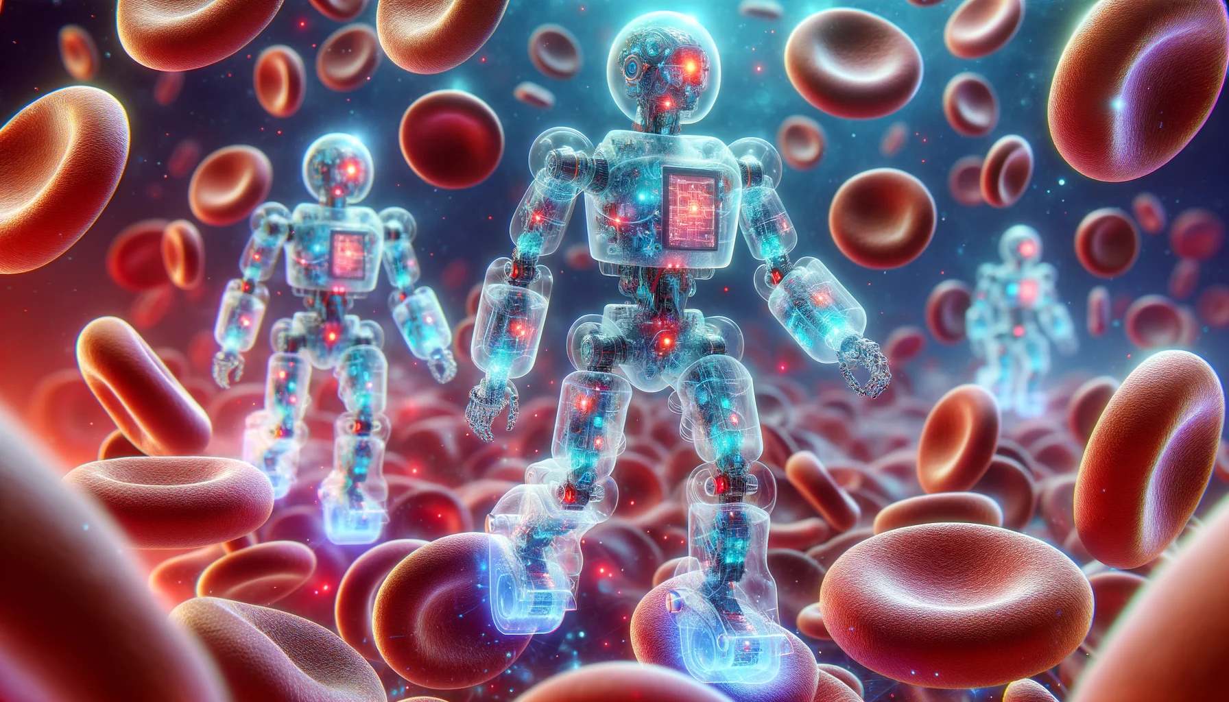 Micro robots autónomos nadando en el cuerpo humano