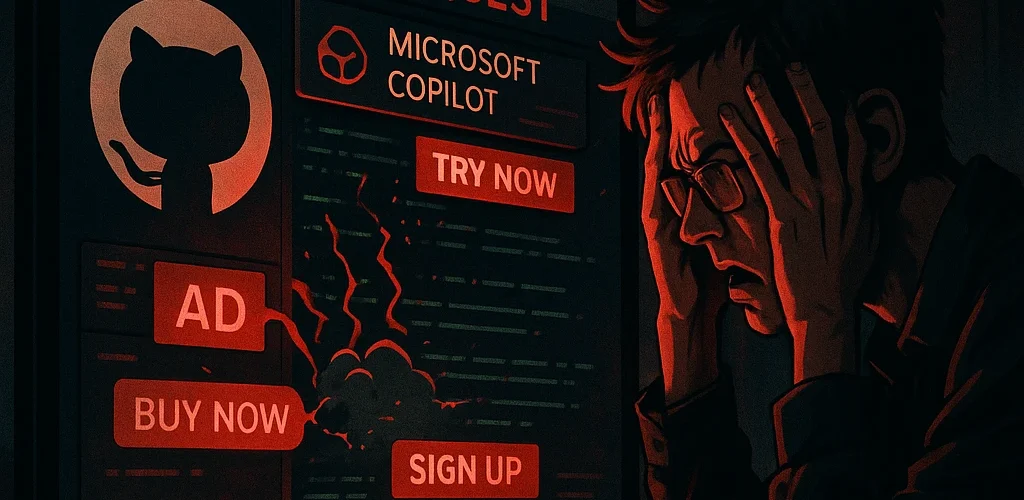 github copilot ads pull requests Jorge Razo - Entrenador de emprendedores digitales GitHub Copilot inyectó publicidad en 1.5 millones de pull requests — y tuvo que dar marcha atrás