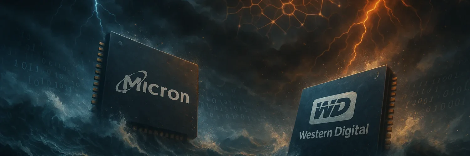 micron western digital volatilidad ia 2026 Jorge Razo - Entrenador de emprendedores digitales Micron y Western Digital: La Montaña Rusa de los Semiconductores que Alimentan la IA
